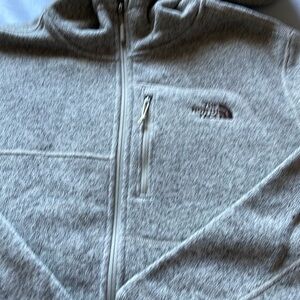 Men’s Jacket-THE NORTH FACE new cream gray multi colored zippers all pockets